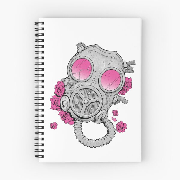 Item preview, Gasmask and Roses designed and sold by Clara Meath.