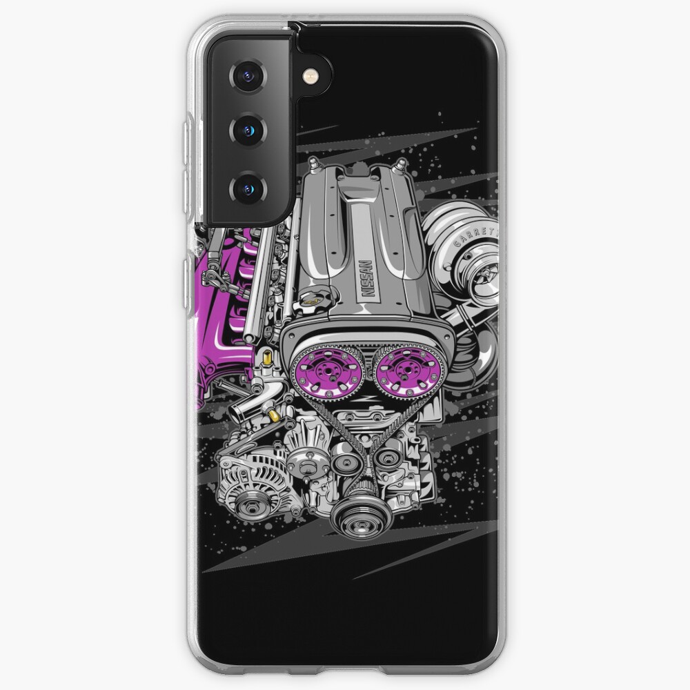 Nissan RB26 engine Samsung Galaxy Phone Case