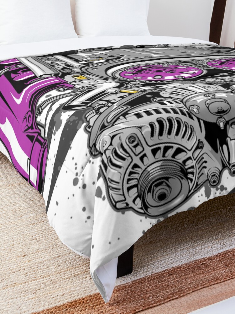 Alternate view of Nissan RB26 engine Comforter