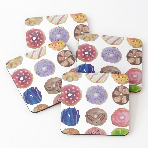 Item preview, Watercolor Dozen Donuts designed and sold by muralsbydiane.