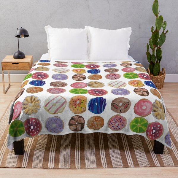 Item preview, Watercolor Dozen Donuts designed and sold by muralsbydiane.