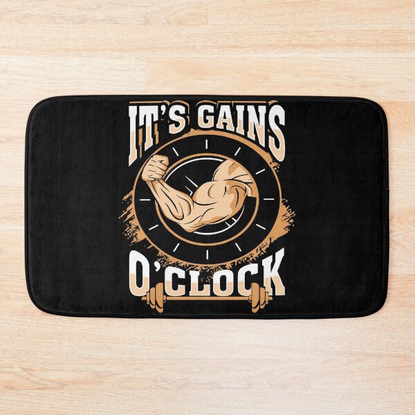 Item preview, It's Gain O'Clock Bodybuilding Gifts Weight Lifting Quote Puns designed and sold by Maljonic.