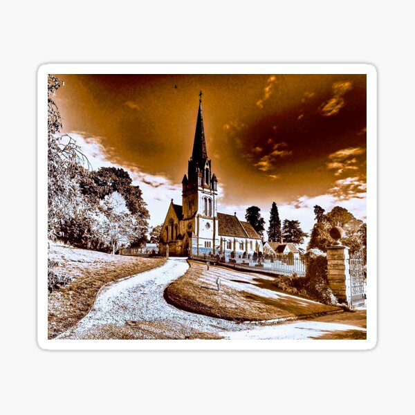 Country Church Sticker