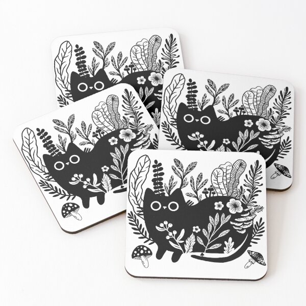 Item preview, Forest cat designed and sold by IsabelleWoody.