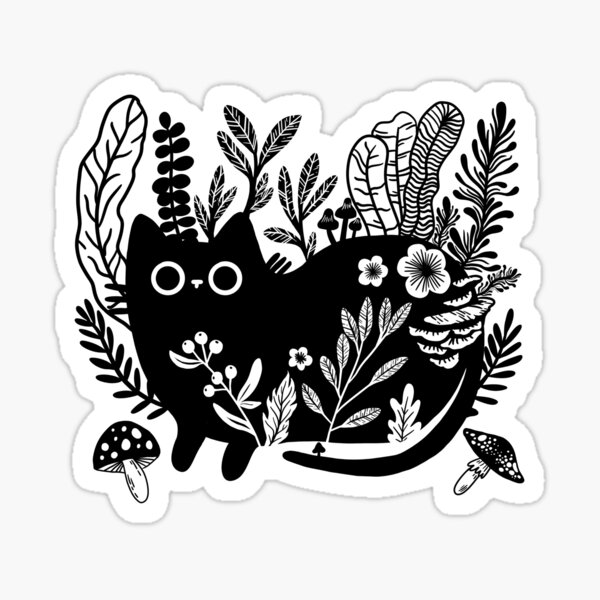 Forest cat Sticker