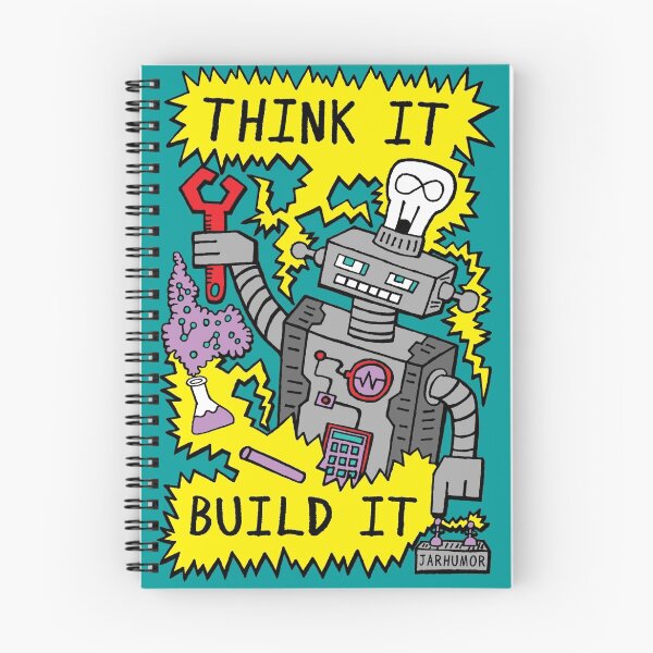 Item preview, Think Build Robot designed and sold by jarhumor.