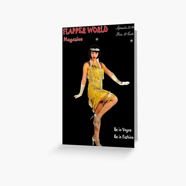 Item preview,  FLAPPER WORLD : Vintage 1919 Fashion Magazine Advertising Print designed and sold by posterbobs.