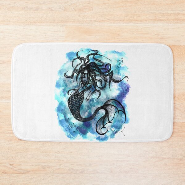 Item preview, Mermaid Watercolor designed and sold by EmilyTArtDesign.