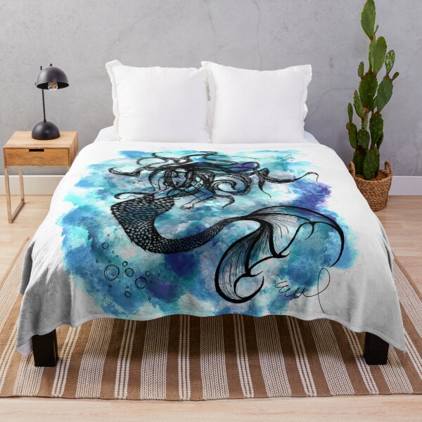 Item preview, Mermaid Watercolor designed and sold by EmilyTArtDesign.