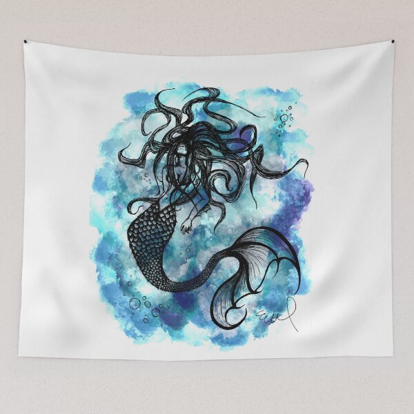 Item preview, Mermaid Watercolor designed and sold by EmilyTArtDesign.