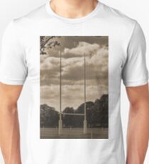 Rugby goal post at Rugby School Unisex T-Shirt