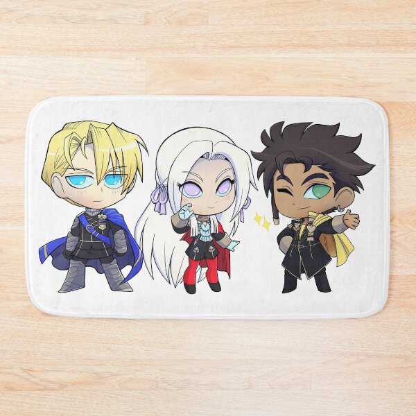 Item preview, Dimitri, Edelgard, and Claude - Fire Emblem Three Houses - Chibi Cuties designed and sold by kickgirl.