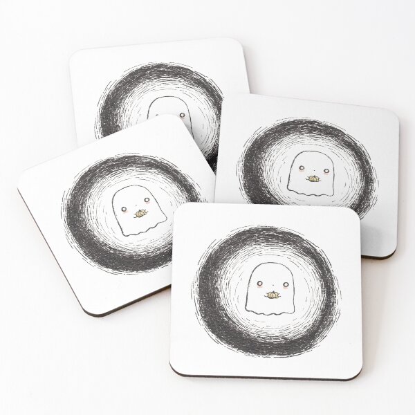 Item preview, Kawaii Ghost Ink Illustration designed and sold by Mohu Store.