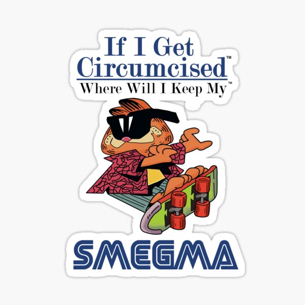 Garfield Smegma Pegatina