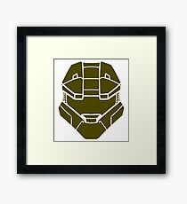 Spartan Helmet Framed Print
