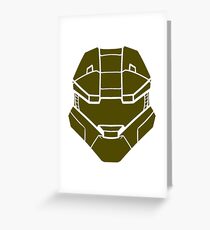 Spartan Helmet Greeting Card