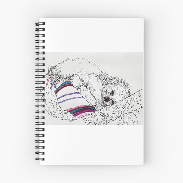 Item preview, Muffy Snoozing designed and sold by Roz McQuillan Fine Art & Photography.