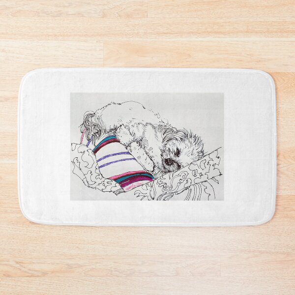 Item preview, Muffy Snoozing designed and sold by Roz McQuillan Fine Art & Photography.