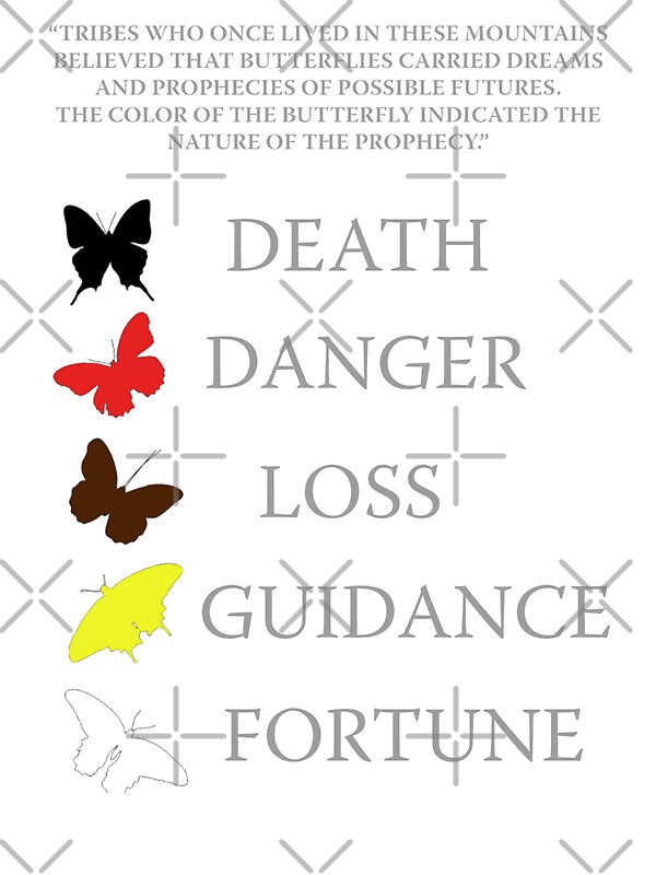 "Totem/butterflies meanings until dawn" Stickers by athelstan Redbubble