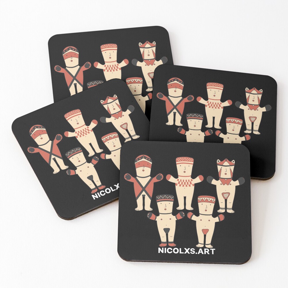 Item preview, Coasters (Set of 4) designed and sold by NICOLXS.