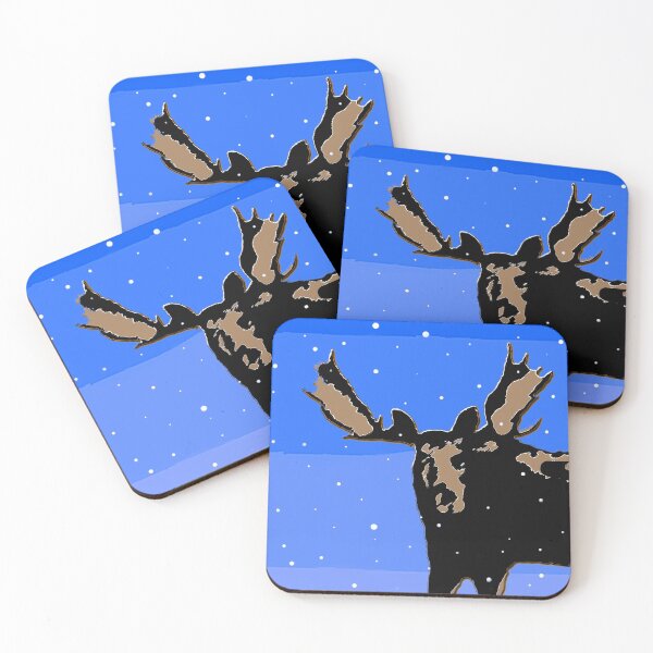Item preview, Moose in Winter designed and sold by alpendesigns.
