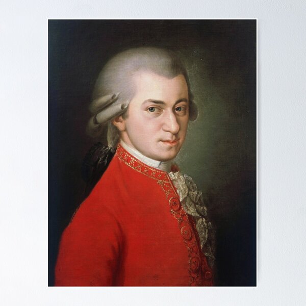 Vista previa del artículo con la obra «Wolfgang Amadeus Mozart», diseñado y vendido por The Great  Art.