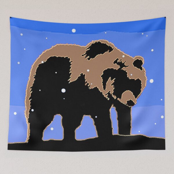 Item preview, Grizzly Bear in Winter designed and sold by alpendesigns.