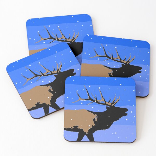 Item preview, Bugling Elk in Winter designed and sold by alpendesigns.