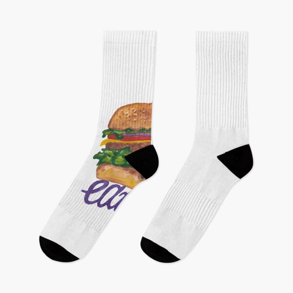 Item preview, Watercolor delicious hamburger designed and sold by susserain.