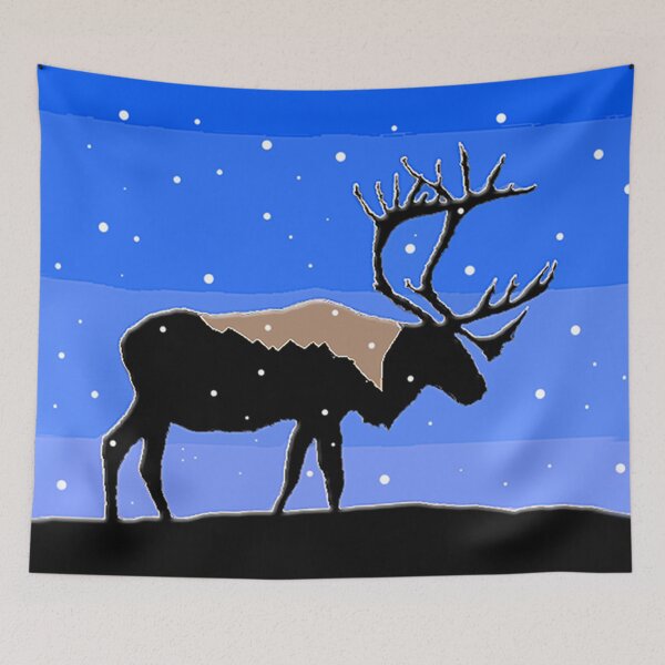 Item preview, Caribou in Winter designed and sold by alpendesigns.