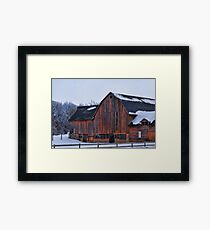 Manning Trail Barn Framed Print
