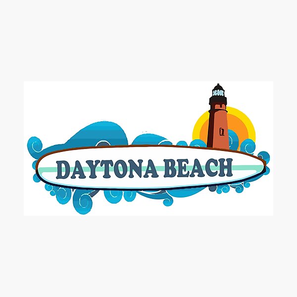 Vista previa del artículo con la obra «Playa de Daytona.», diseñado y vendido por America Roadside..
