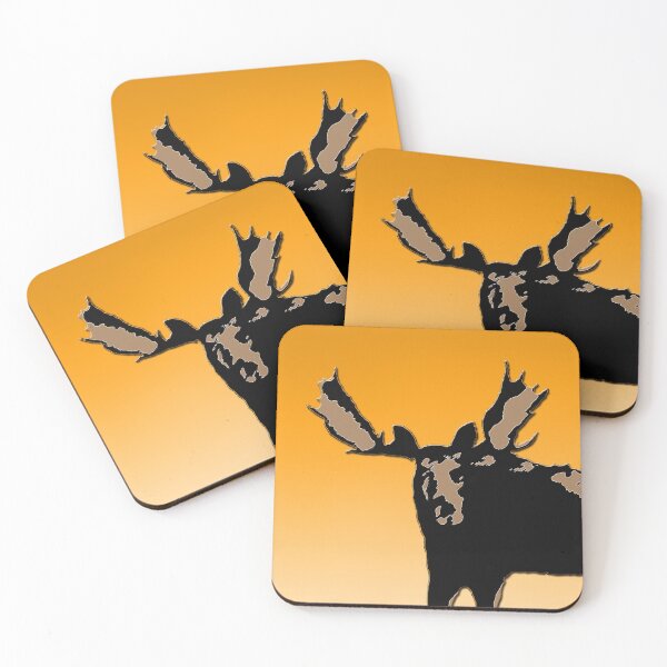 Item preview, Moose at Sunset designed and sold by alpendesigns.