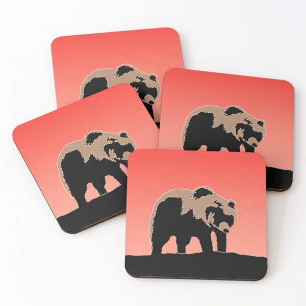 Item preview, Grizzly Bear at Sunset designed and sold by alpendesigns.