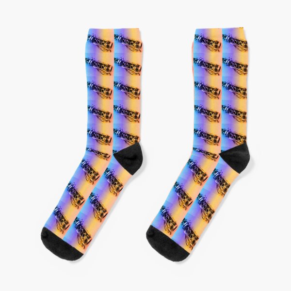 Rainbow Clarinet Socks