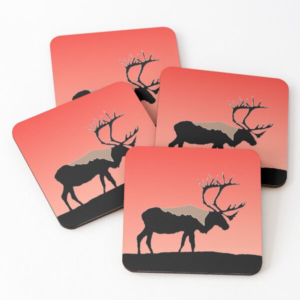 Item preview, Caribou at Sunset designed and sold by alpendesigns.