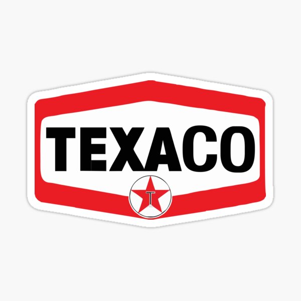 Meilleure vente Texaco Racing Merchandise Sticker