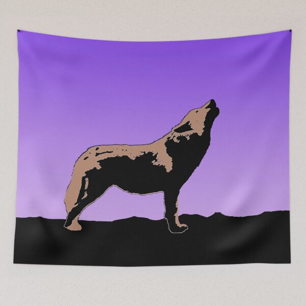 Item preview, Howling Wolf at Sunset designed and sold by alpendesigns.
