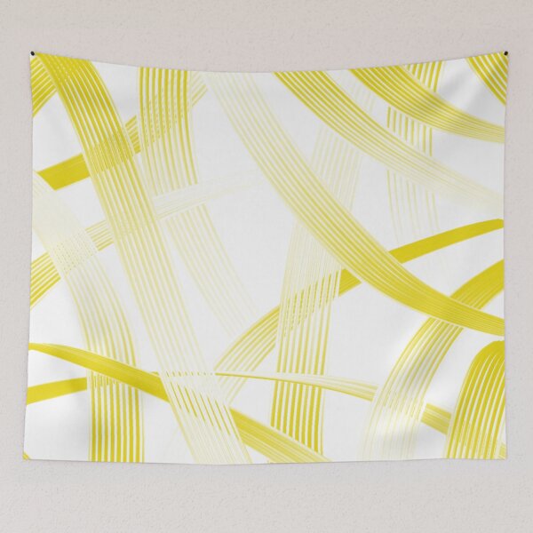 Item preview, Ribbons in Yellow on White DPA160608-15b designed and sold by CSteenArt.