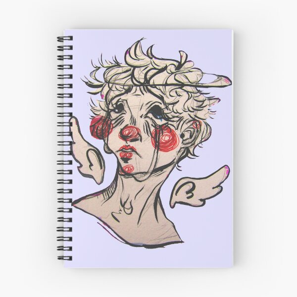 Item preview, sad angel boy designed and sold by stickiefrogs.