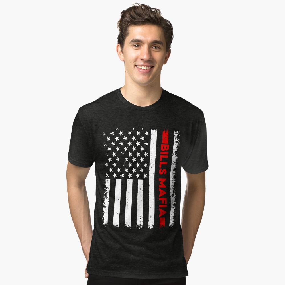 American Flag Bills Mafia Patriotic Buffalo' Men's T-Shirt