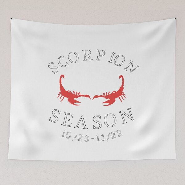 Item preview,  Scorpion Season Zodiac Birthday  designed and sold by MimsTees.