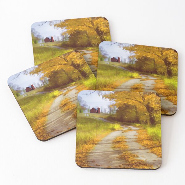 Item preview, Country Road with Barn designed and sold by alpendesigns.