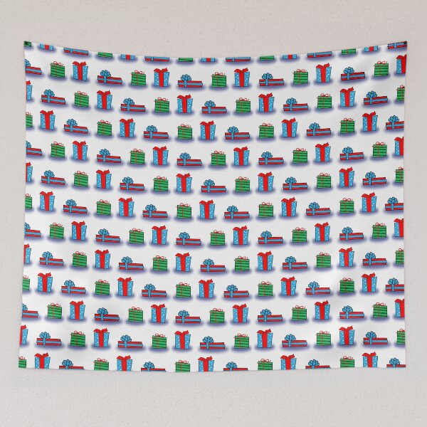 Item preview, Red, Green,White and Blue Gifts, Christmas and Holiday Fantasy Collection designed and sold by Sharon Schwalbe.