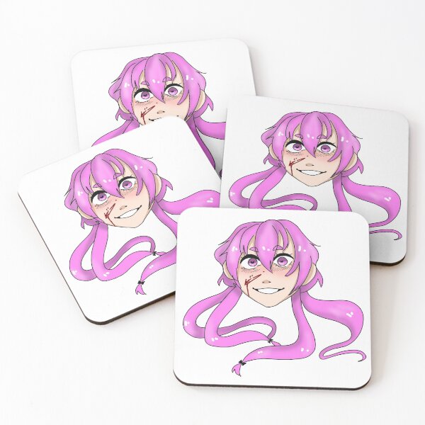 Item preview, Yuno Gasai chibi head designed and sold by Shimakayu.