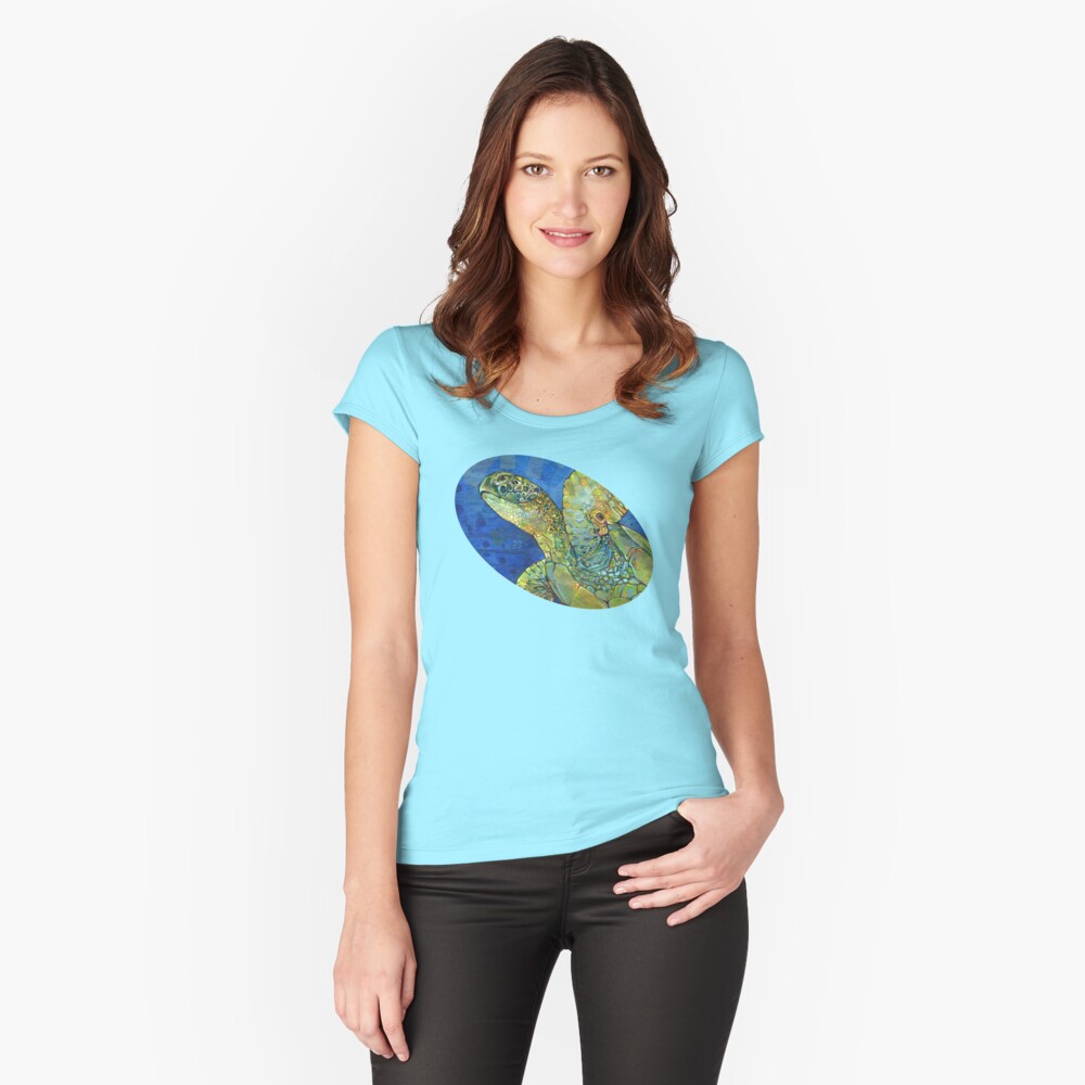 Item preview, Fitted Scoop T-Shirt designed and sold by gwennpaints.
