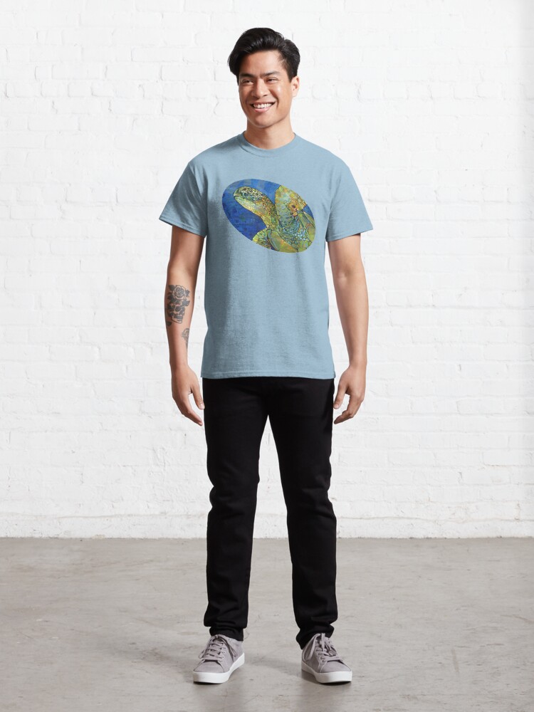 Alternate view of Sea Turtle Painting - 2019 Classic T-Shirt