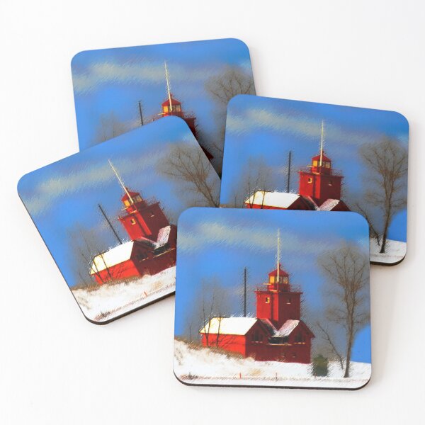 Item preview, Big Red Lighthouse, Holland Michigan designed and sold by alpendesigns.