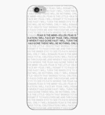 Litany against fear iPhone Case