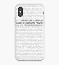 Litany against fear iPhone Case